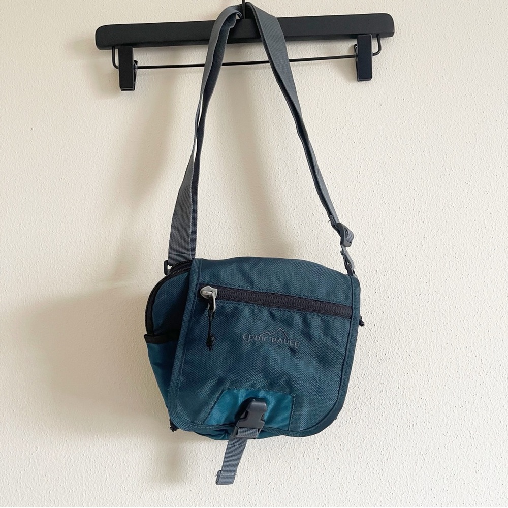 Eddie Bauer Crossbody Bag - Blue and Gray